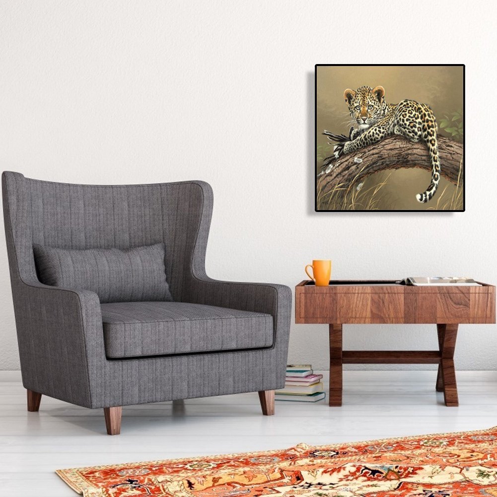 Diamond Painting - Full Round - Leopard A