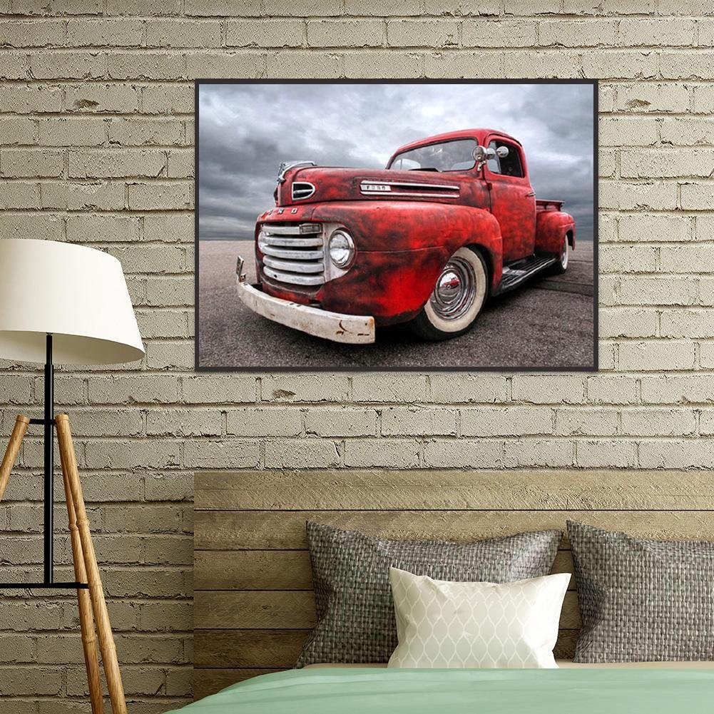 Diamond Painting - Full Round - Red Car C