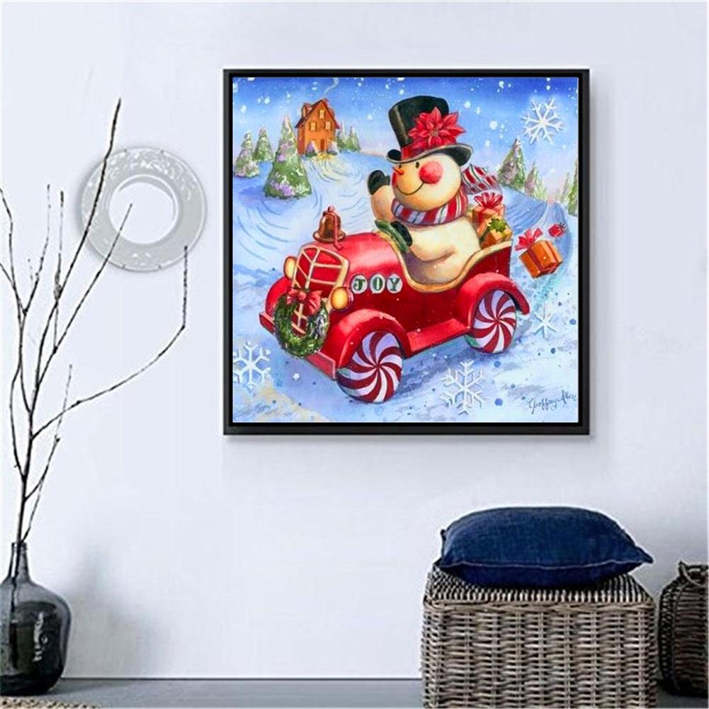 Diamond Painting - Full Round - Snowman L