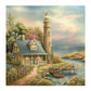5D Diy Diamond Painting Kit Full Round Beads Lighthouse View