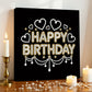 DIY Pearl Painting With Frame - Handmade Self-Adhesive Pearls - Birthday (25*25cm)