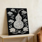 DIY Pearl Painting With Frame - Handmade Self-Adhesive Pearls - Gourd (30*40cm)