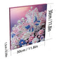 DIY Pearl Painting With Frame - Handmade Self-Adhesive Pearls - Butterfly (30*30cm) G