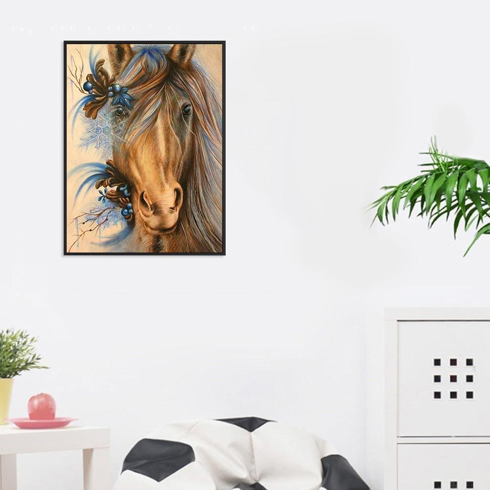 Diamond Painting - Full Round - Horse Head