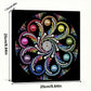DIY Pearl Painting With Frame - Handmade Self-Adhesive Pearls - Swirl Color Mandala (25*25cm)