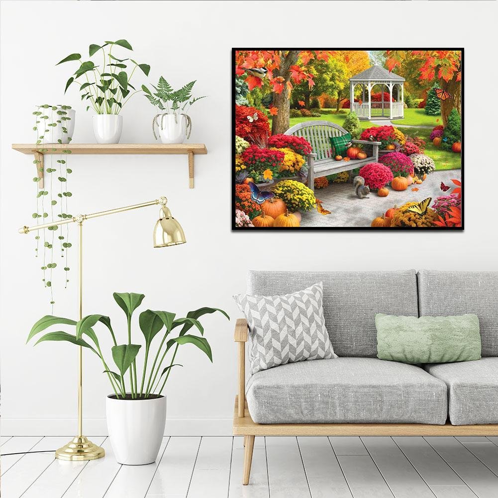 Diamond Painting - Full Round - Garden
