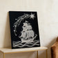 DIY Pearl Painting With Frame - Handmade Self-Adhesive Pearls - Boat (30*40cm)