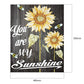 Paint By Number - Oil Painting - Sunflower Saying (40*50cm) B