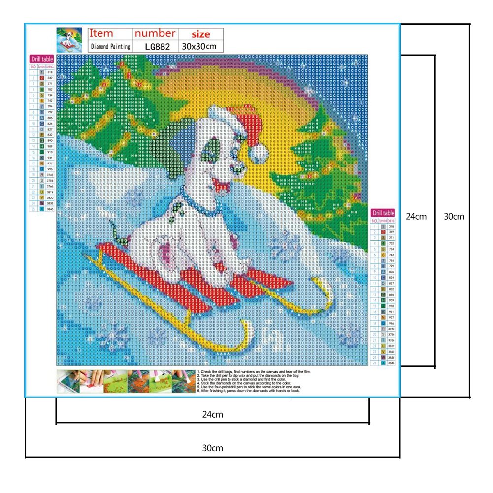 Diamond Painting - Full Round - Happy Dog