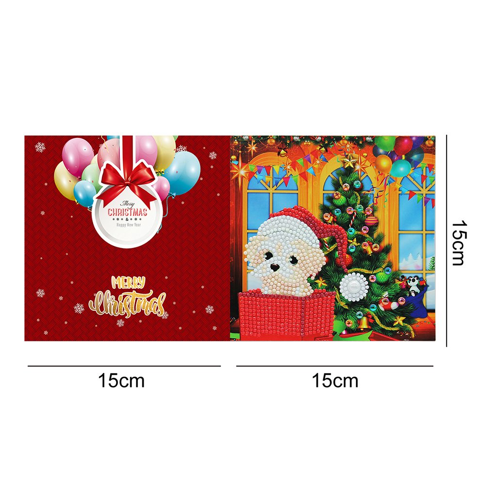 DIY Diamond Painting Greeting Card - Merry Christmas A