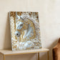 DIY Pearl Painting With Frame - Handmade Self-Adhesive Pearls - Horse (30*40cm) D