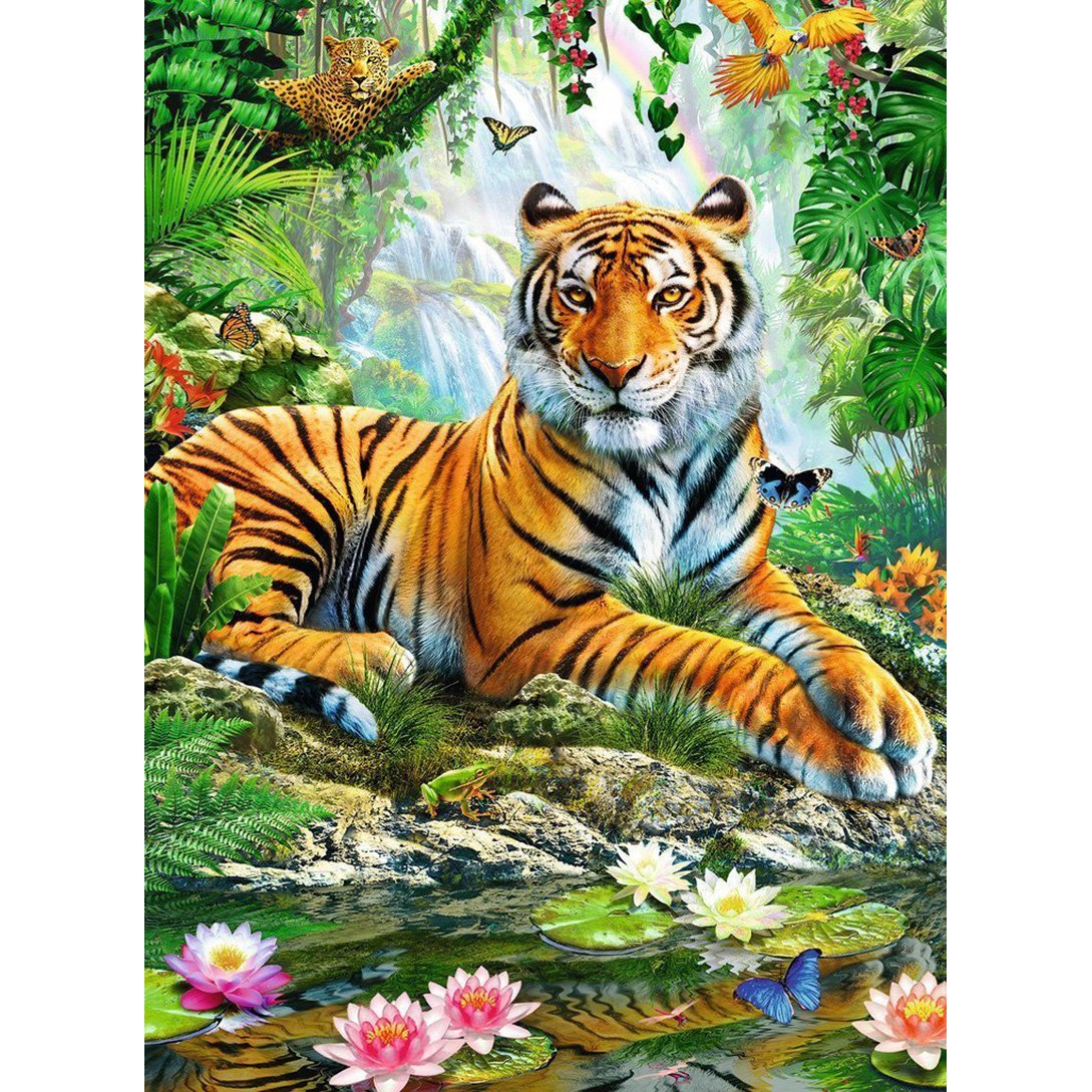 Tiger Diamond Mosaic Embroidery Kit 