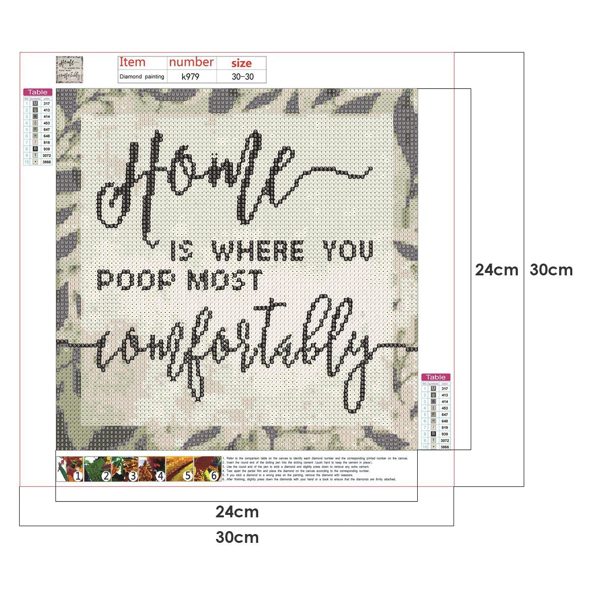 Diamond Painting - Full Round - Home C