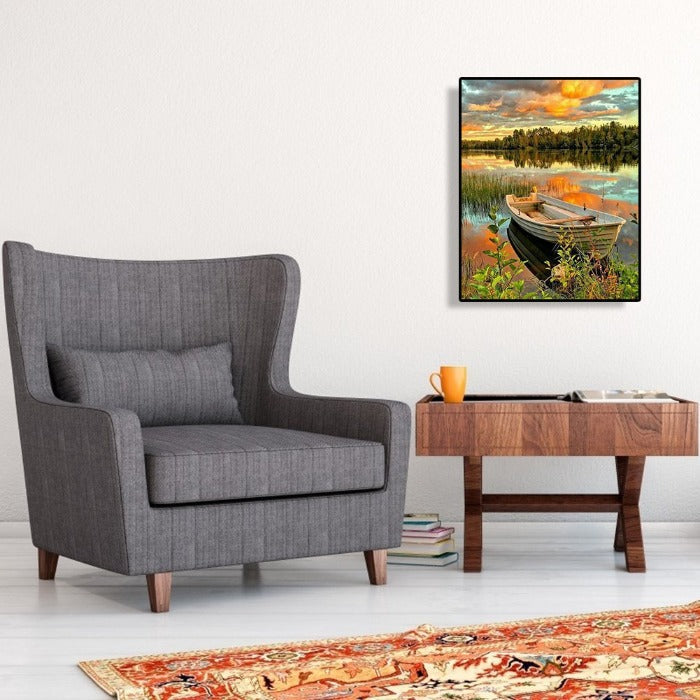 DIY Hand Painted Picture Living Room Wall Art Home Decor