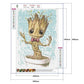 Diamond Painting - Full Round - Cute Groot