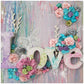 5D Diy Diamond Painting Kit Full Round Beads Sweet Love (40*40cm)