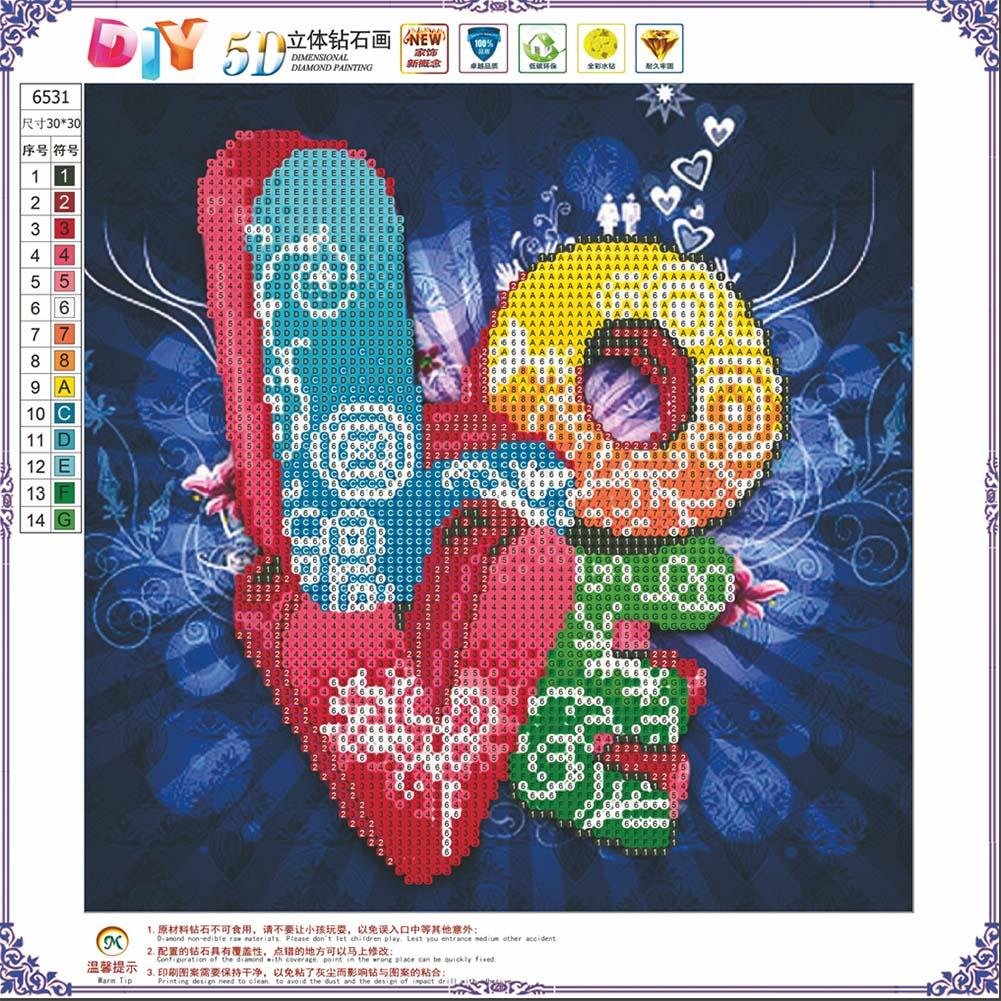 Diamond Painting - Partial Round - LOVE