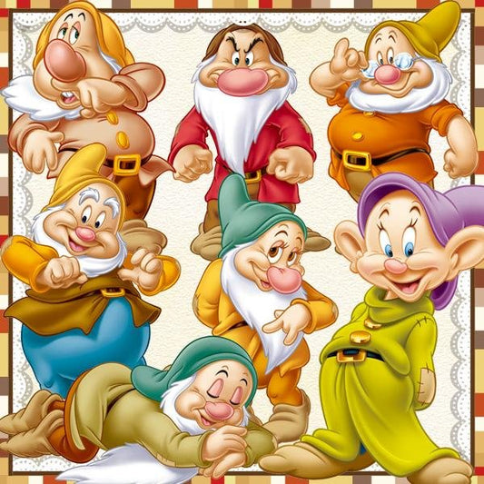 5D Diy Diamond Painting Kit Full Round Beads Dwarf (40*40cm)