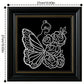 DIY Pearl Painting With Frame - Handmade Self-Adhesive Pearls - Woman (27*27cm)