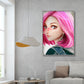 Purple Hair Girl 5D Diamond Painting