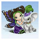 11ct Stamped Cross Stitch Elf (40*40cm)