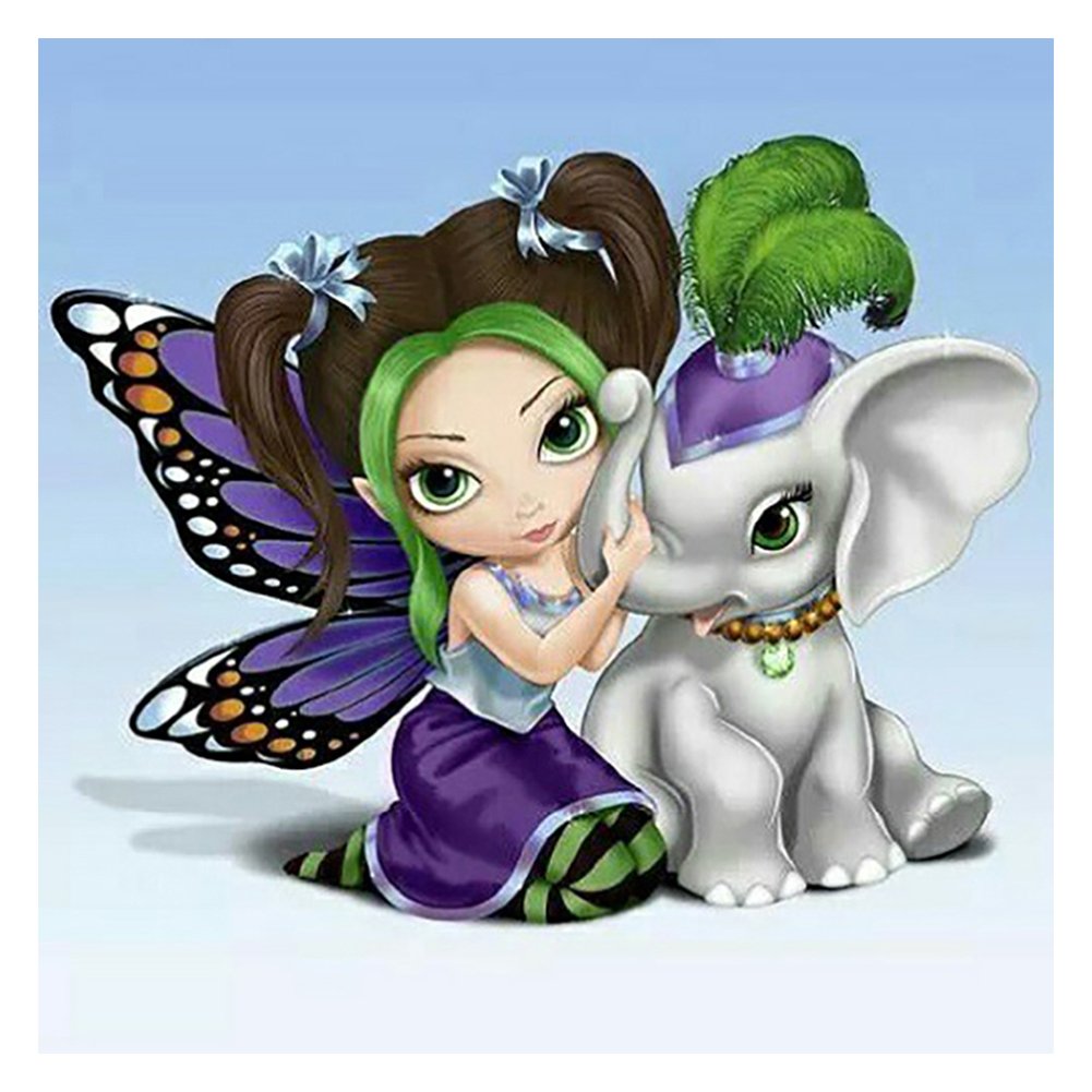 11ct Stamped Cross Stitch Elf (40*40cm)