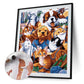 Paint By Number Oil Painting Wall Art Craft Decor Cats and Dogs (40*50cm)