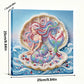 DIY Pearl Painting With Frame - Handmade Self-Adhesive Pearls - Seashell Mermaid (25*25cm)