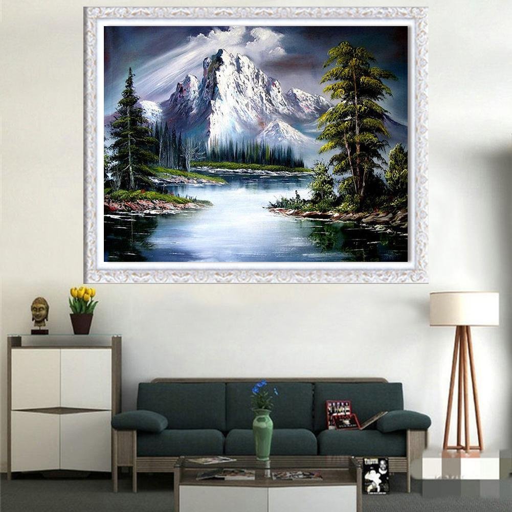 Diamond Painting - Full Round - Snow Mountain C