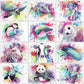 Diamond Paintings Art Full Drill Watercolor Animals