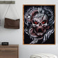5D DIY Diamond Painting Kit - Full Round - Novelty Skull A