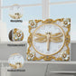 DIY Pearl Painting With Frame - Handmade Self-Adhesive Pearls - Dragonfly (25*25cm) C