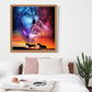 Diamond Painting - Full Round - Wolf Under The Stars