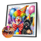 Diamond Painting - Full Round / Square - Clown And Dog