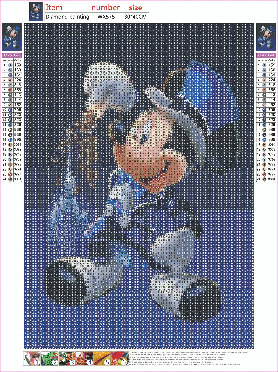 Diamond Painting - Full Round - Mickey A