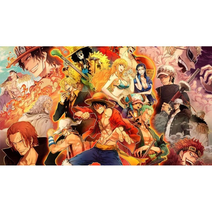 Oil Painting By Numbers Anime Figure DIY Canvas Coloring Picture