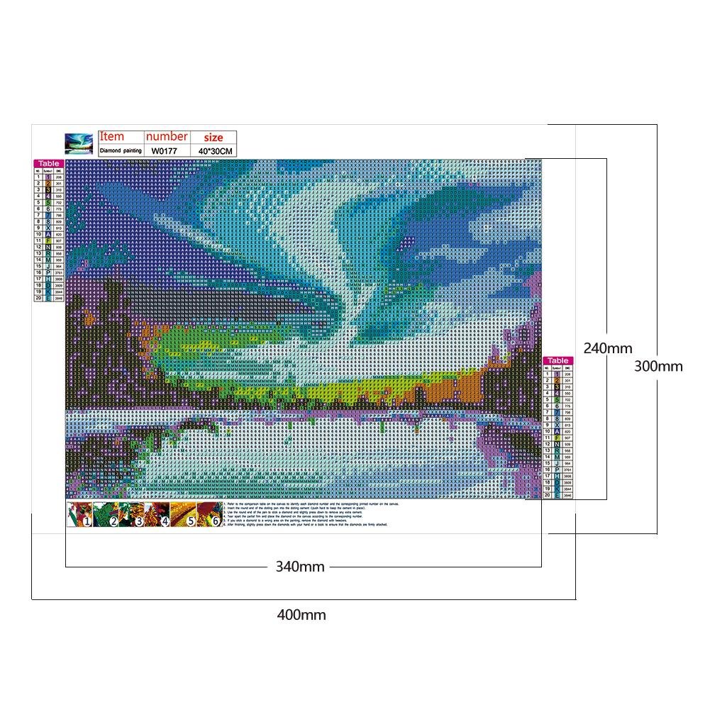 Diamond Painting - Full Round - Fantasy Aurora