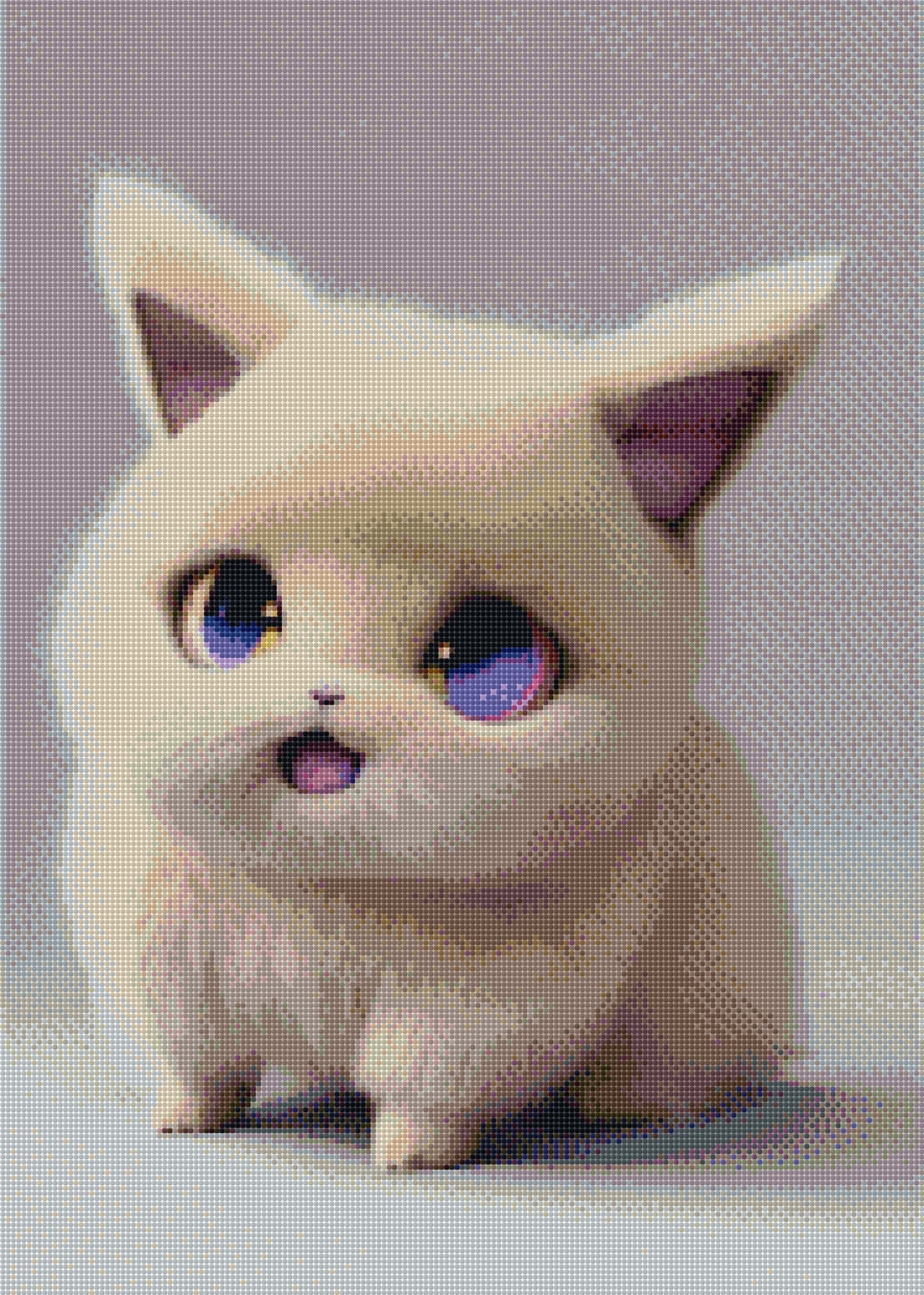 Full Round/Square Diamond Painting Kits | Cute Fox 50x70cm 60x80cm B