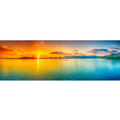 Sunset Full Round Square Diamond Painting Kits 30 x 90cm