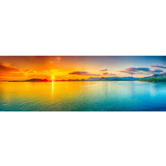 Sunset Full Round Square Diamond Painting Kits 30 x 90cm