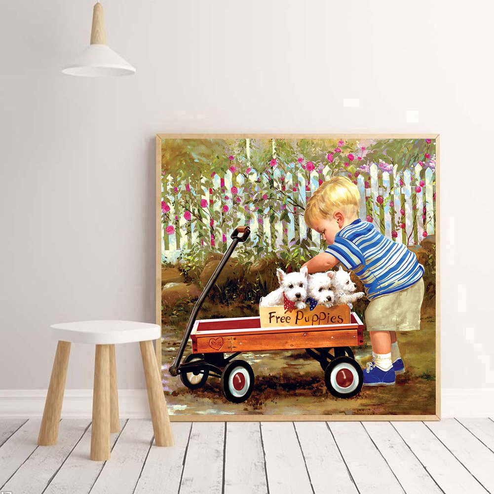 Diamond Painting - Full Round - Cute Boy