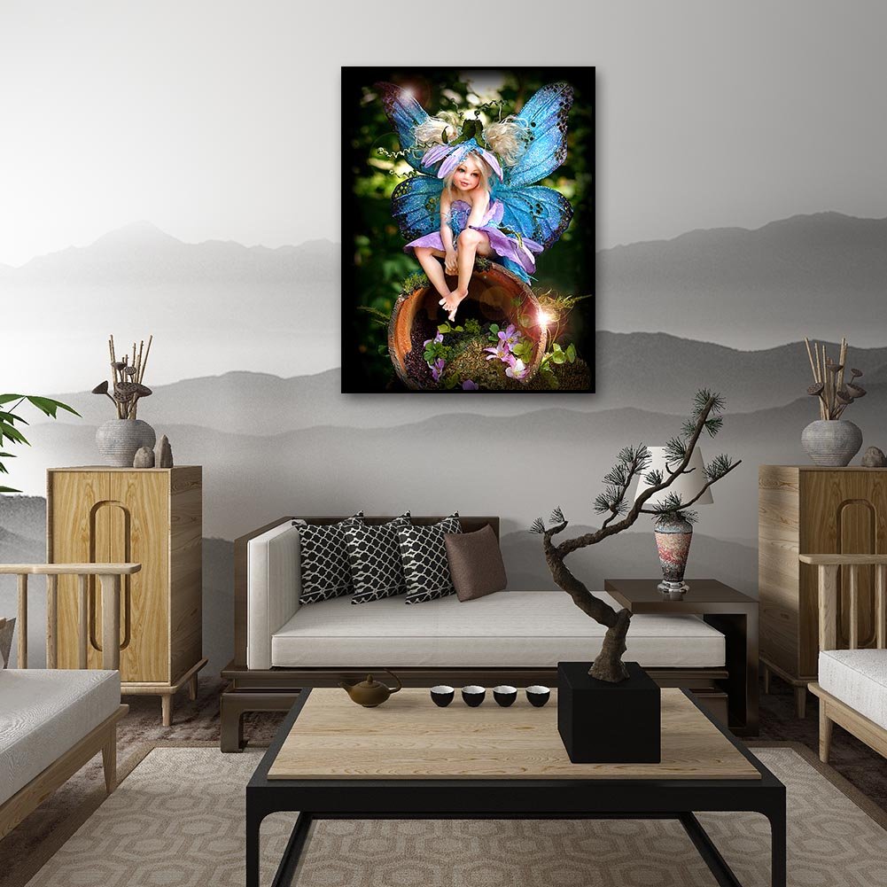 Diamond Painting - Full Round - Fairy Girl C
