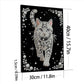 DIY Pearl Painting With Frame - Handmade Self-Adhesive Pearls - Cat (30*40cm) A