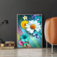 Diamond Painting - Full Round -Daisy Butterfly