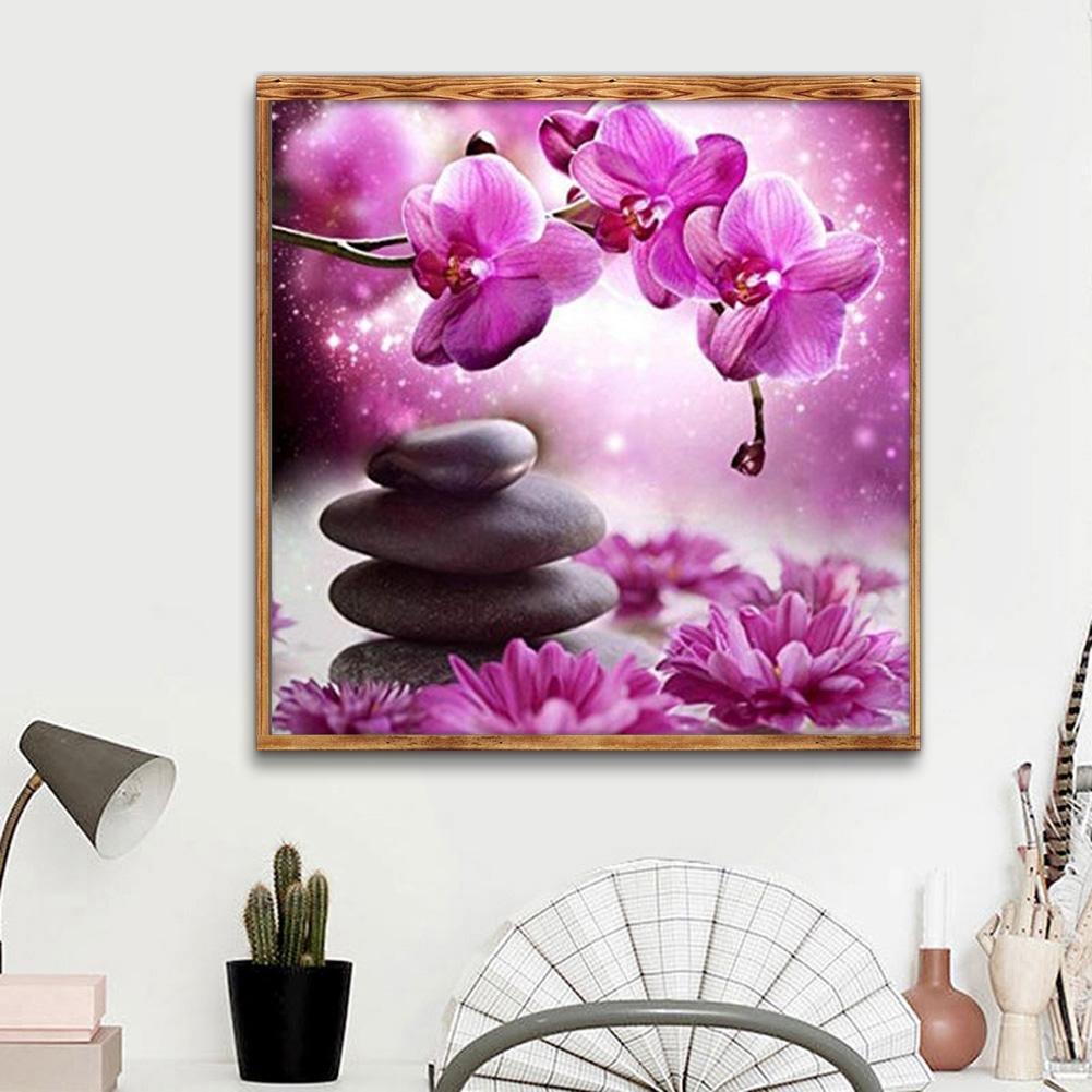 Diamond Painting - Full Round - Flower 9
