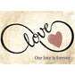 5D Diy Diamond Painting Kit Full Round Beads Love Is Forever