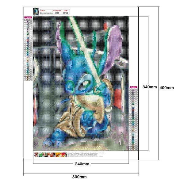 Diamond Painting - Full Round - Stitch B