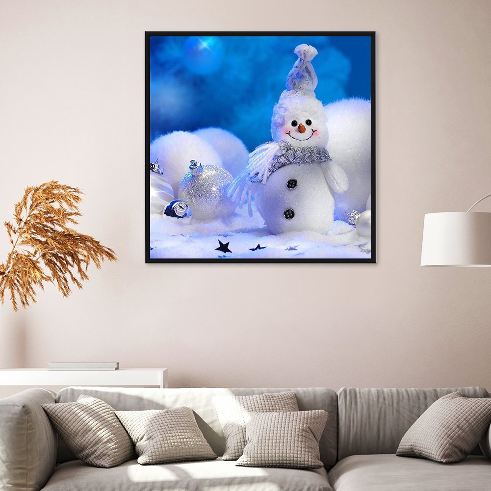 Diamond Painting - Full Round - Snowman F