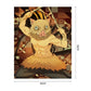 Oil Paint By Numbers DIY Anime Hand Painted Canvas Picture