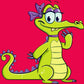 5D Diy Cartoon Dinosaur Round Beads Diamond Painting Kit